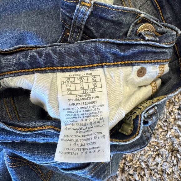 Guess Men’s Brit Rocker Slim Tapered Jeans – Stylish Slim Fit Denim - Picture 3 of 4